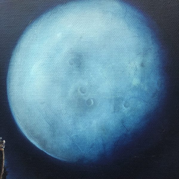 Twisted Moon Limited Edition Canvas Giclée Print (51 x 51 cm) - Image 7